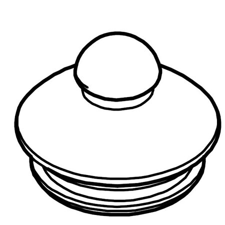 Pfister Pfister Cap Handle Metal Ss 941-093S